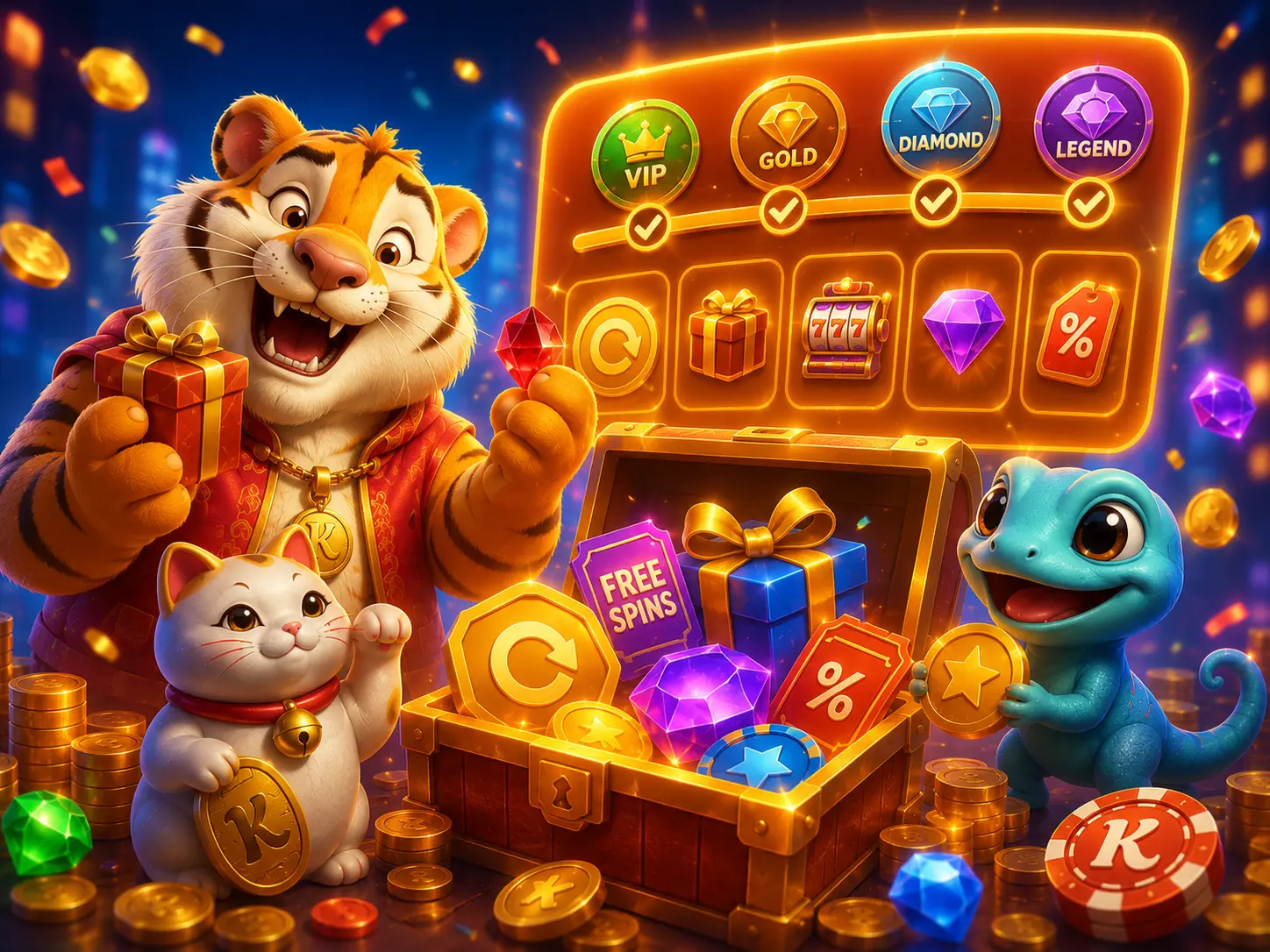 Kwikky Casino VIP milestone progress