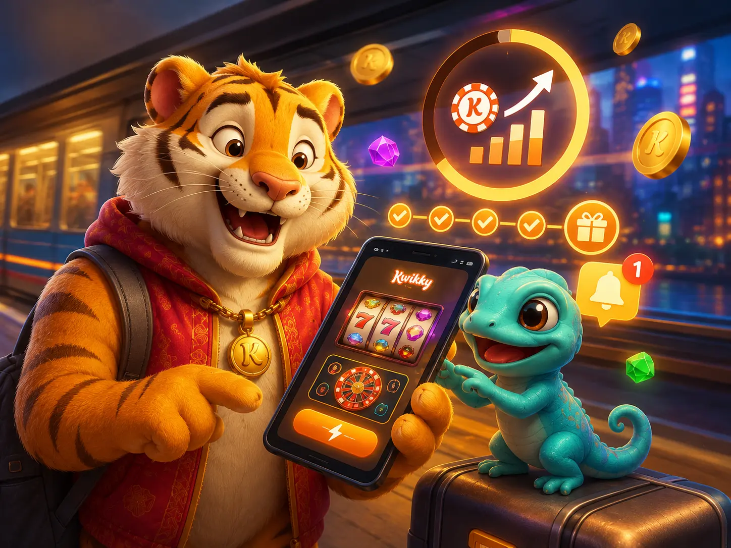 Kwikky Casino VIP rewards and benefits